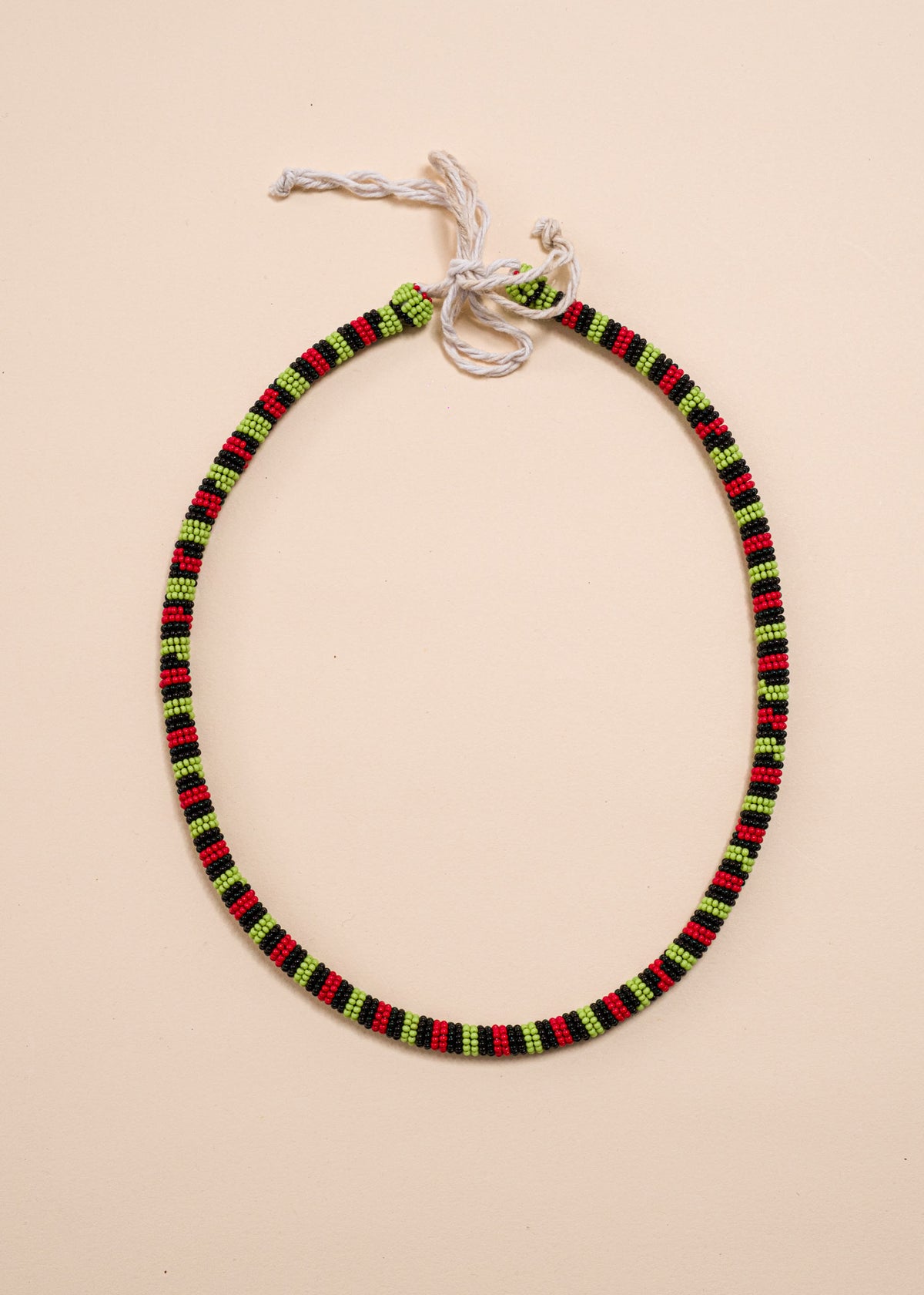 Colar coral indígena | Kayapó