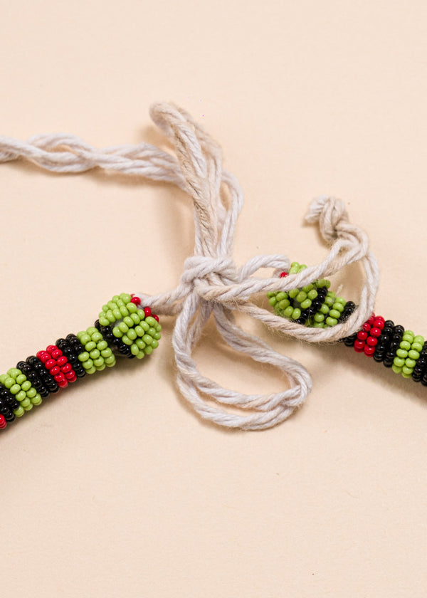 Colar coral indígena | Kayapó