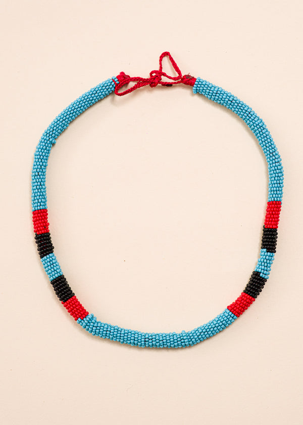 Colar coral indígena | Kayapó