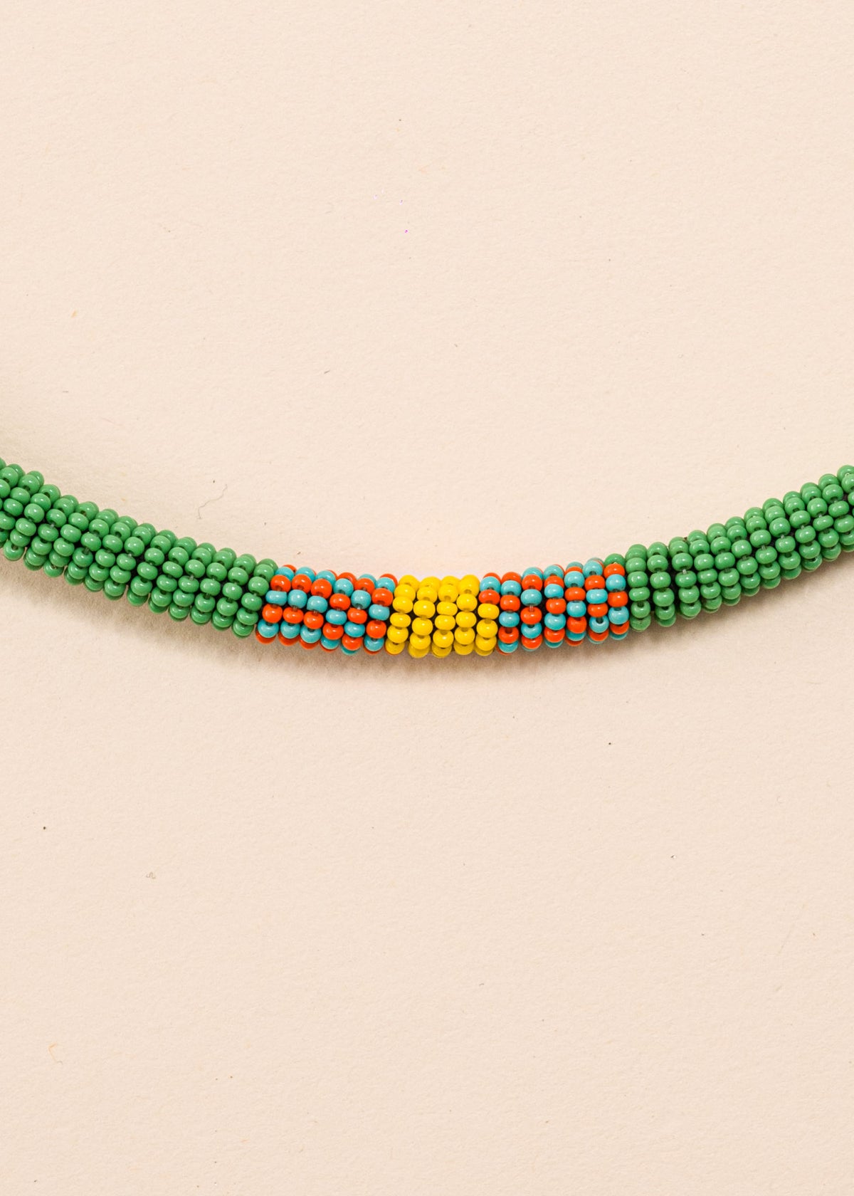 Colar coral indígena | Kayapó