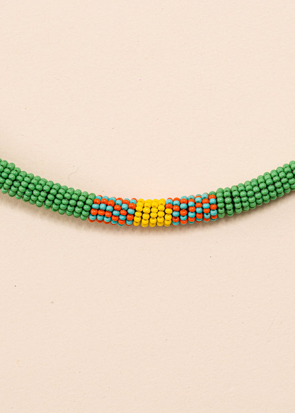 Colar coral indígena | Kayapó