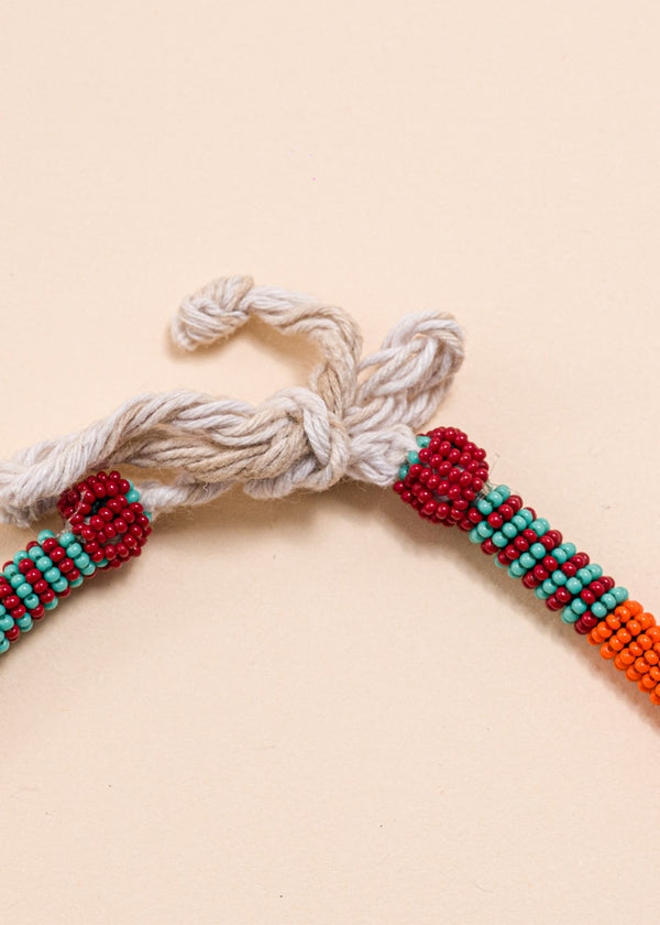 Colar coral indígena | Kayapó