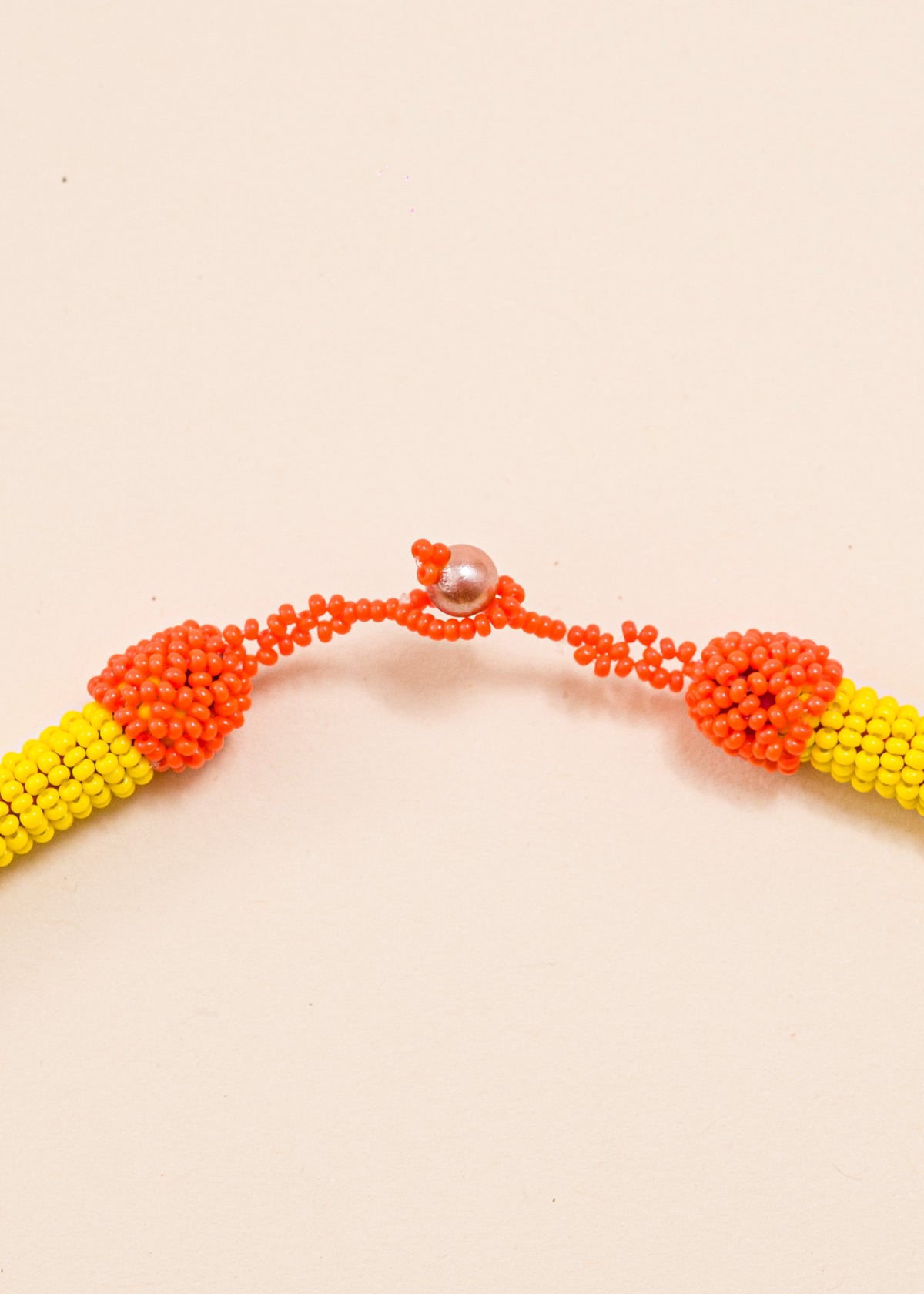 Colar coral indígena | Kayapó