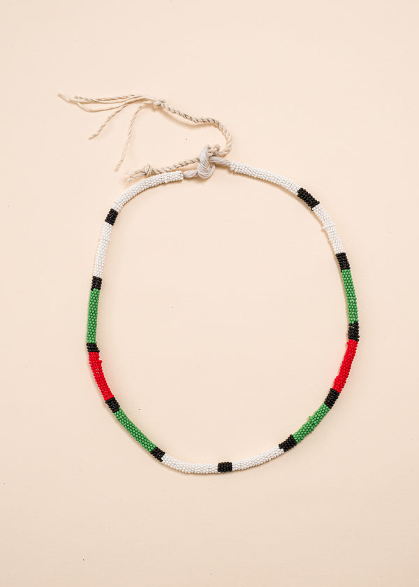 Colar coral indígena | Kayapó