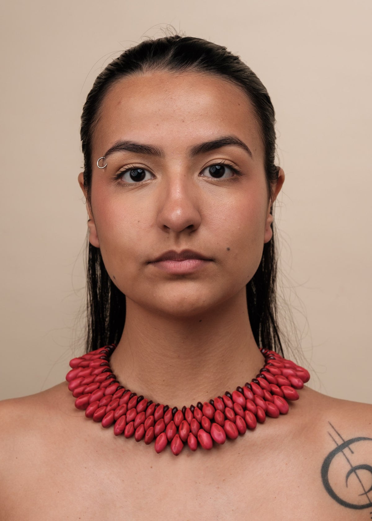 Gargantilha indígena de sementes | Pataxó