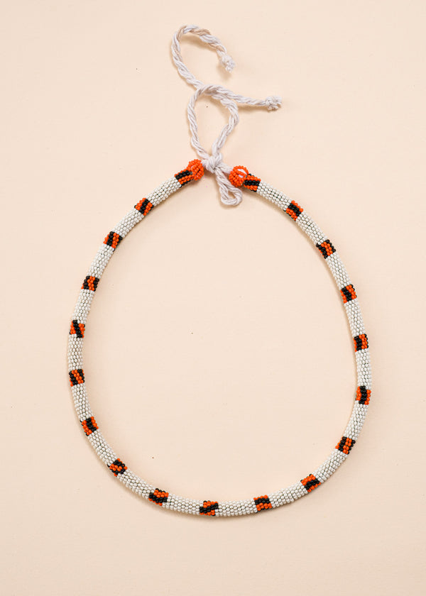 Colar coral indígena | Kayapó