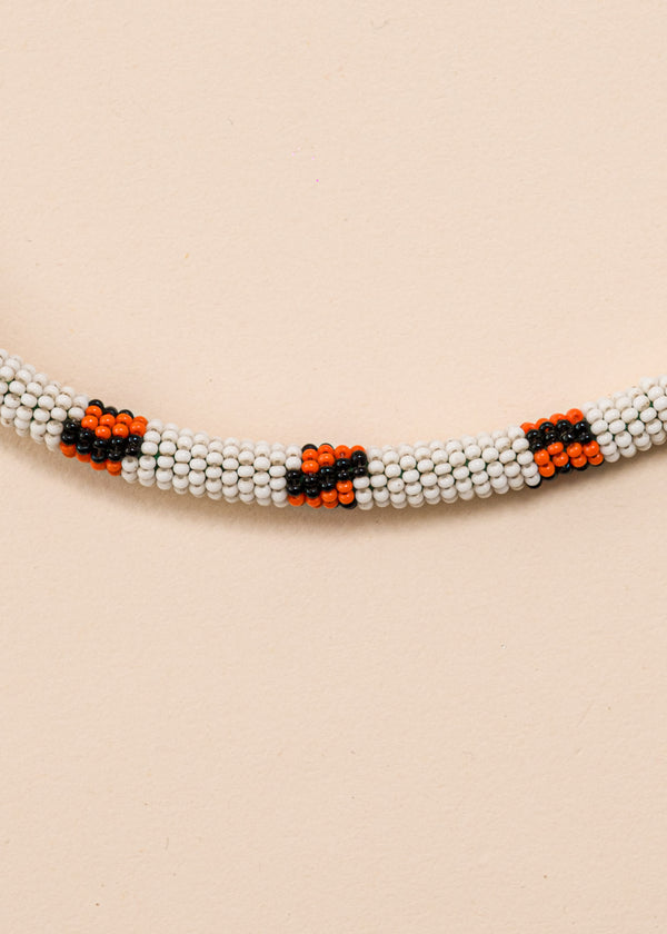 Colar coral indígena | Kayapó