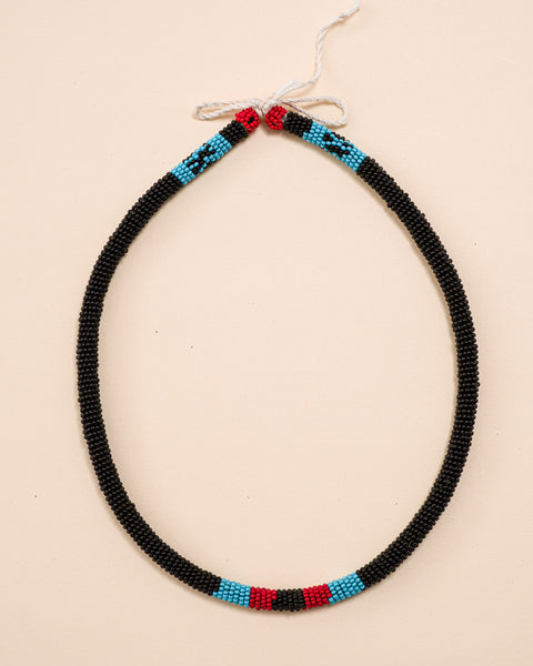 Colar coral indígena | Kayapó