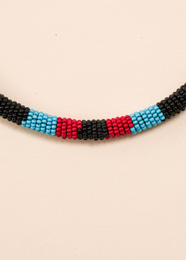 Colar coral indígena | Kayapó