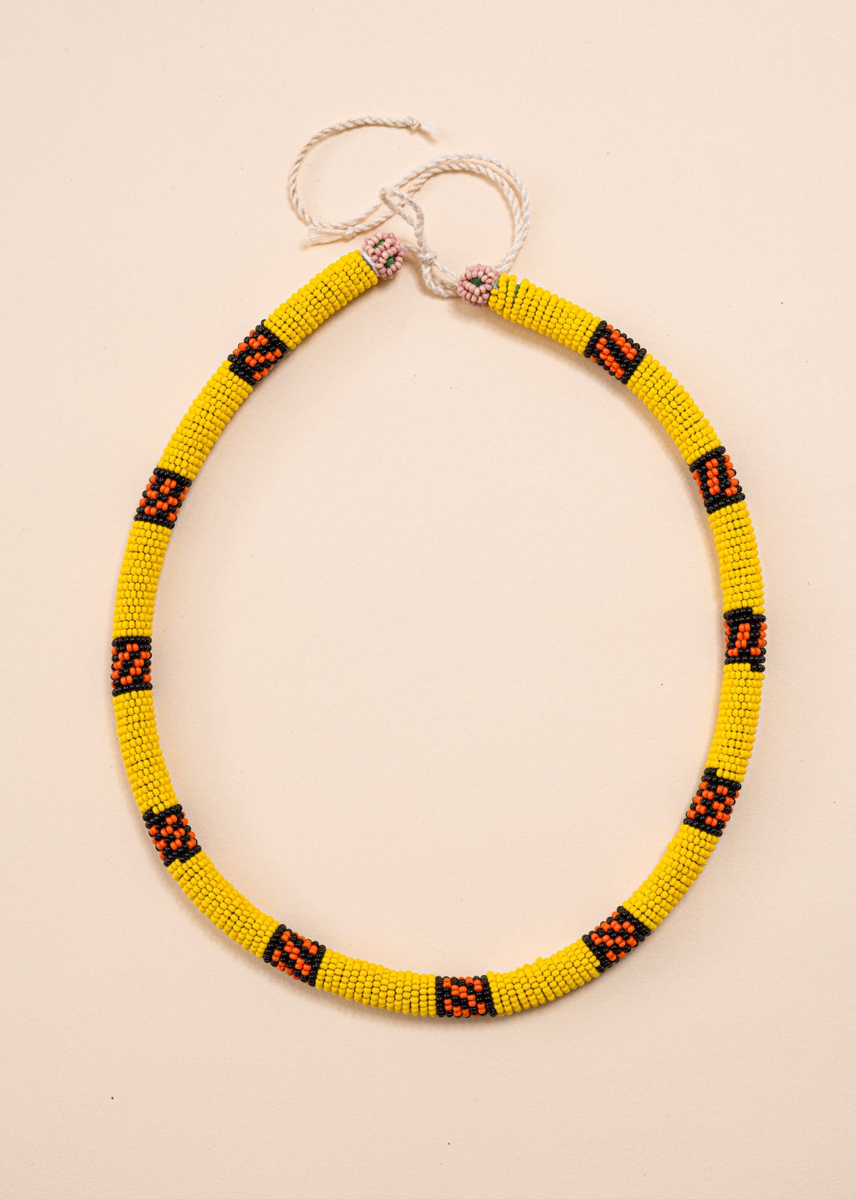 Colar coral indígena | Kayapó