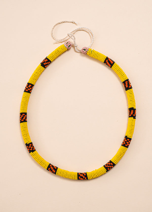 Colar coral indígena | Kayapó