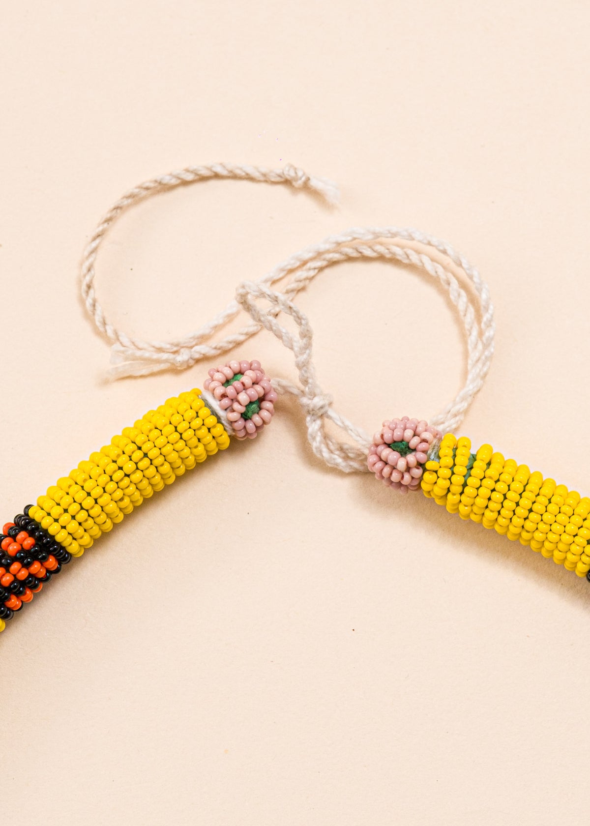 Colar coral indígena | Kayapó