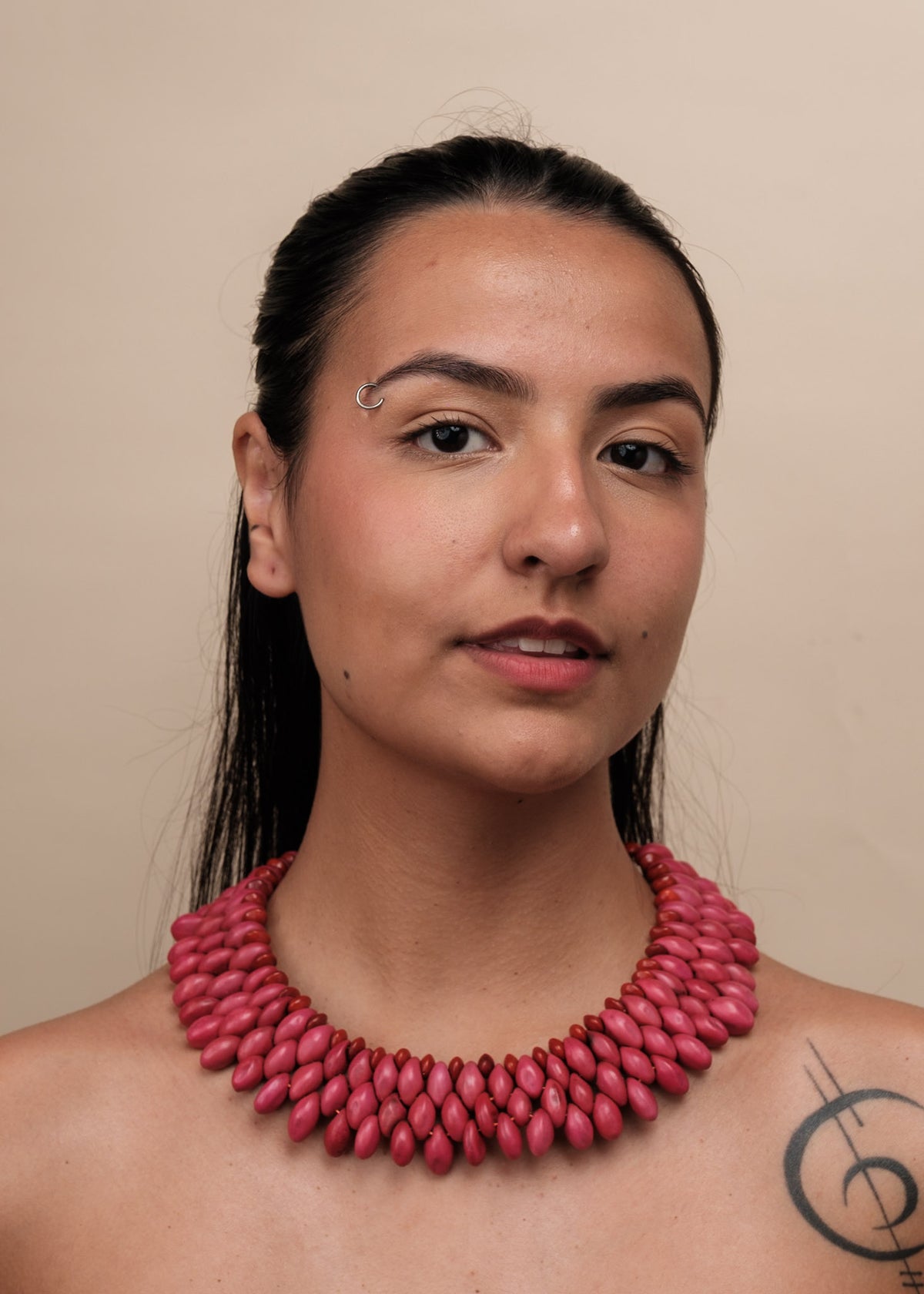 Gargantilha indígena de sementes | Pataxó