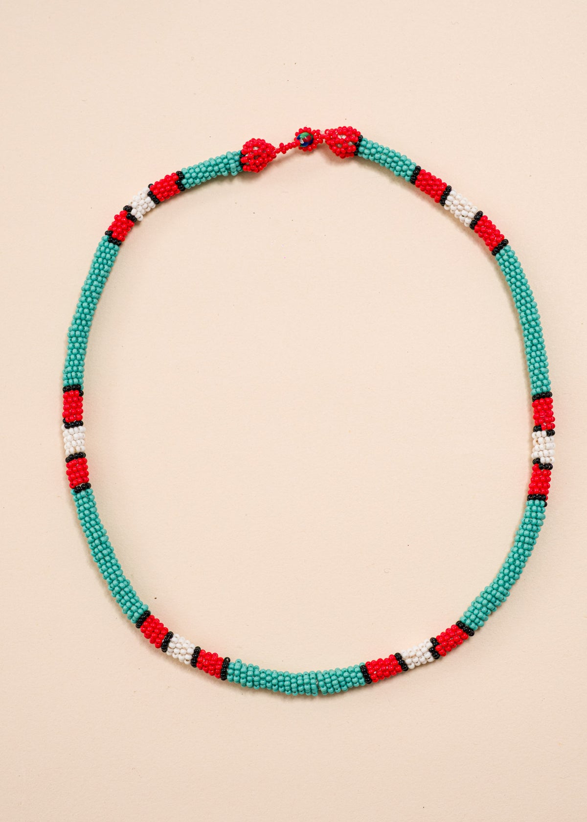 Colar coral indígena | Kayapó