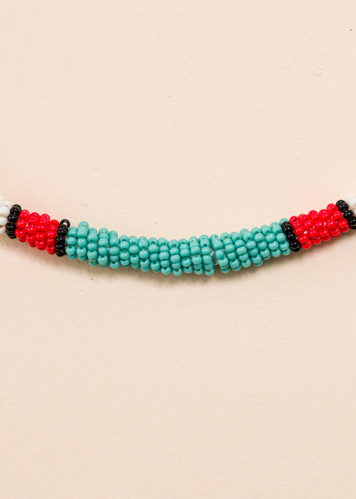 Colar coral indígena | Kayapó