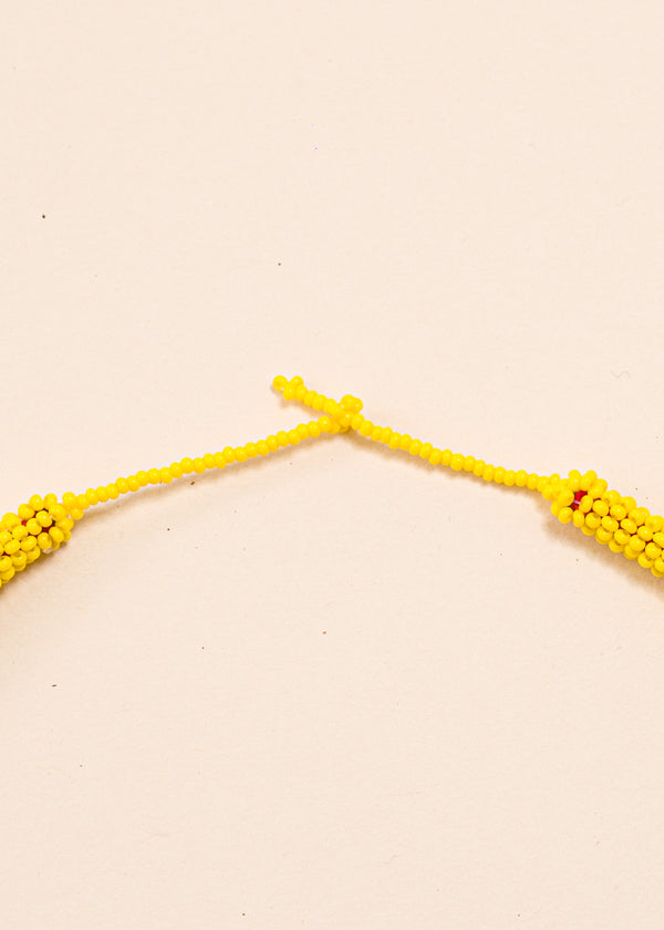 Colar coral indígena | Kayapó