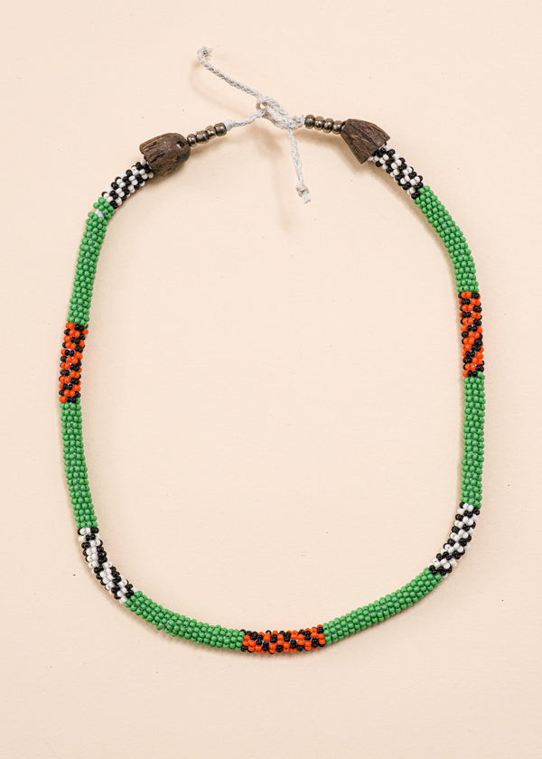 Colar coral indígena | Kayapó