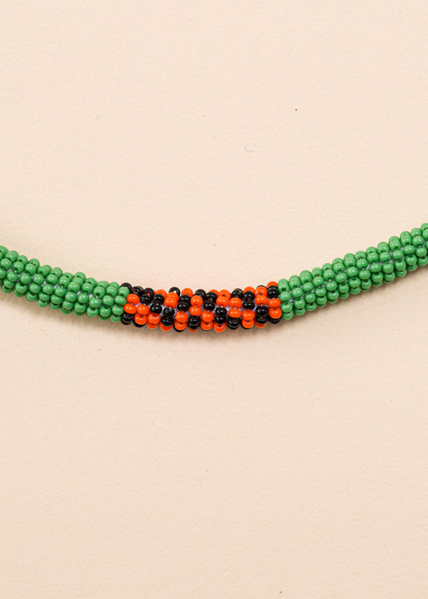 Colar coral indígena | Kayapó