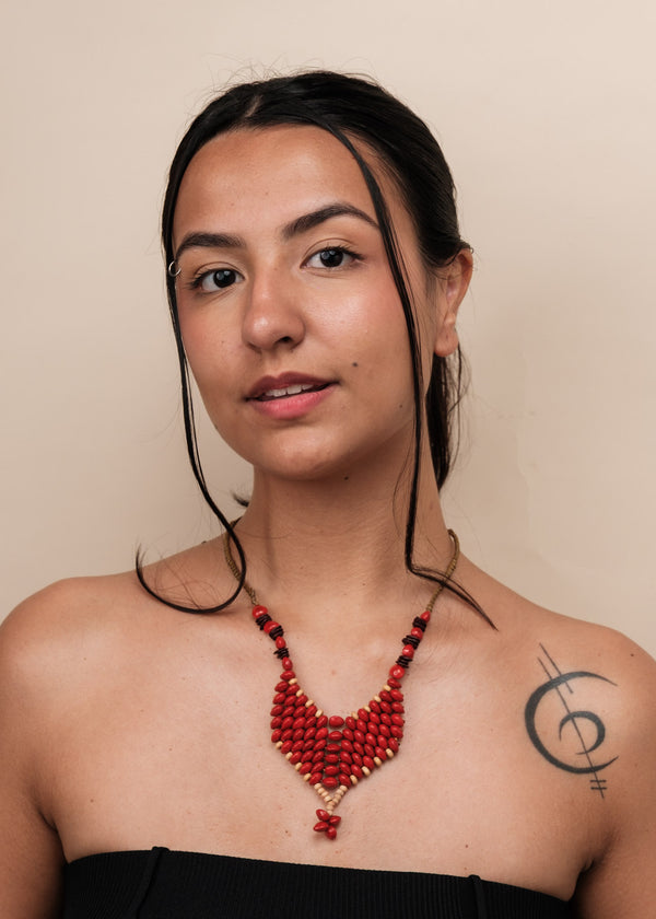 Kit colar Pataxó + Vela aromática | TUCUM