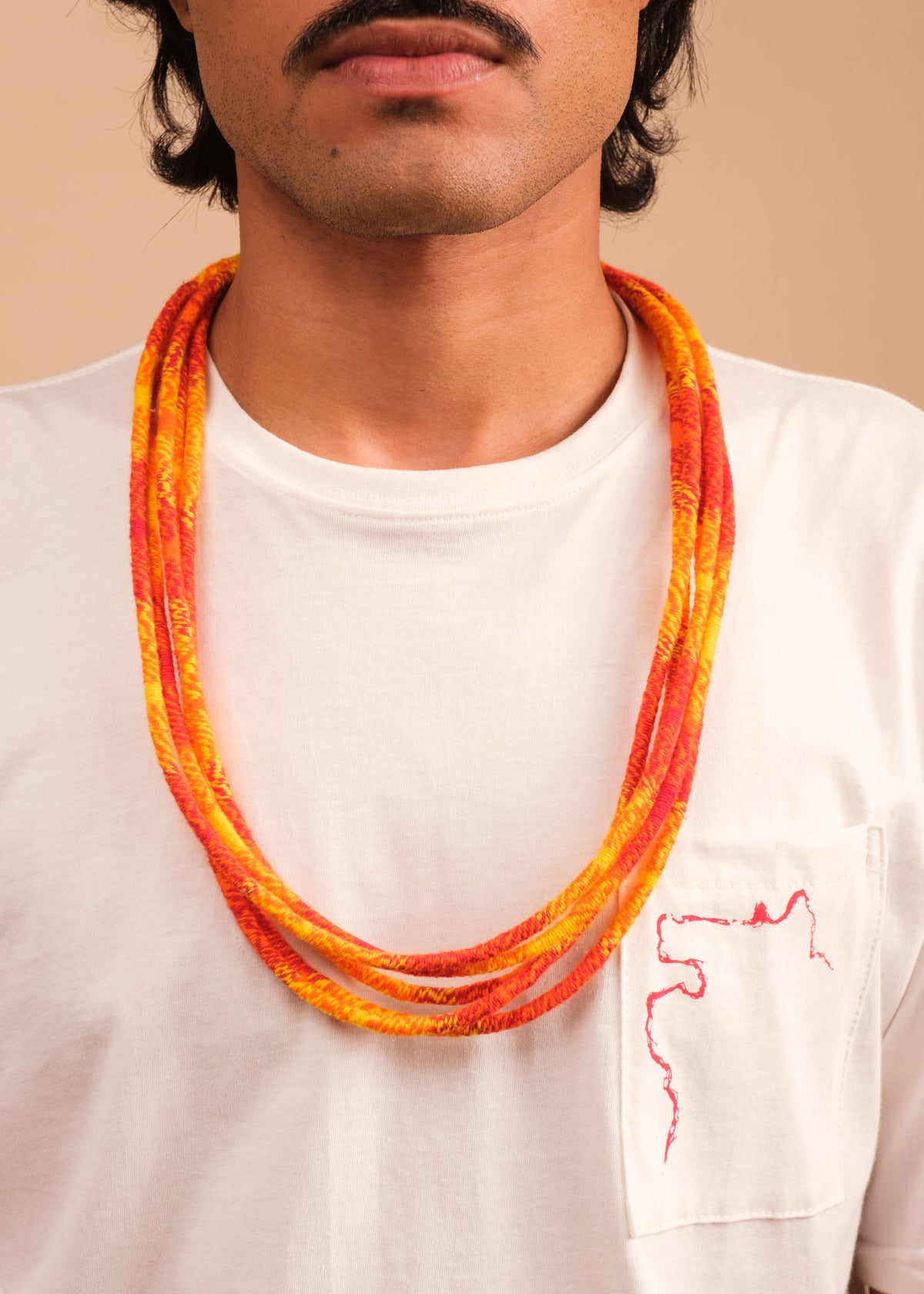 Colar indígena Agoyab cinco voltas | Suruí