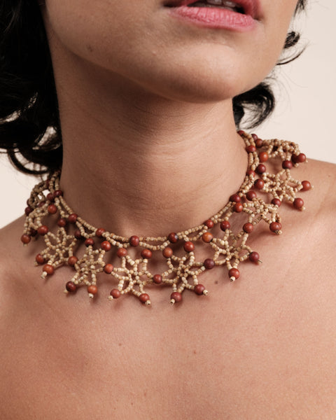 Colar indígena de sementes | Krahô