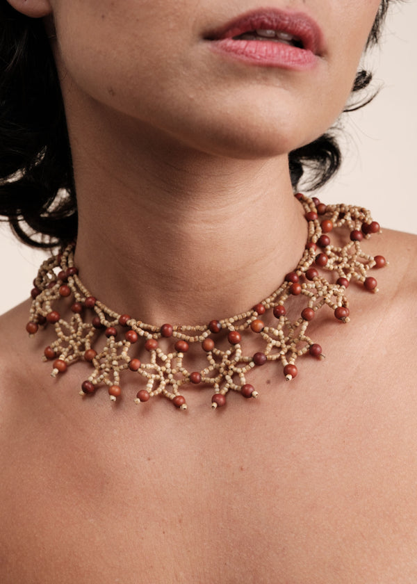 Colar indígena de sementes | Krahô