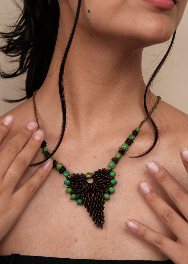 Kit colar Pataxó + Vela aromática | TUCUM