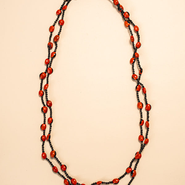 Colar duas voltas de Sementes | Surui