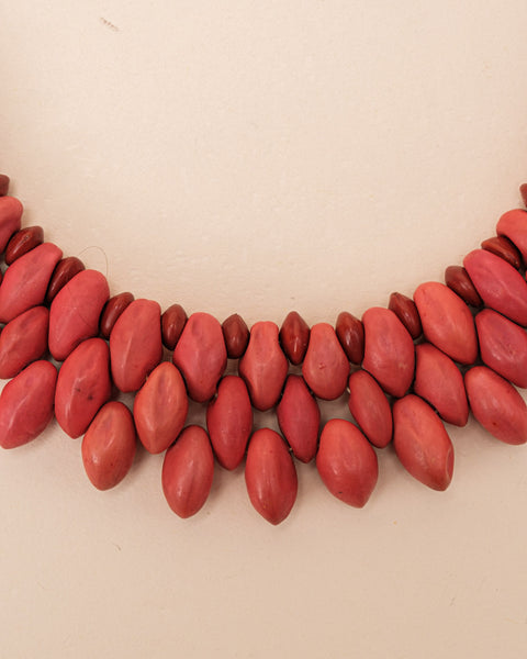 Gargantilha indígena de sementes | Pataxó