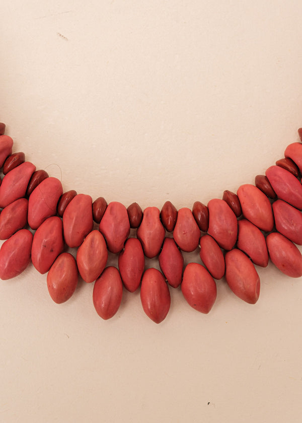 Gargantilha indígena de sementes | Pataxó