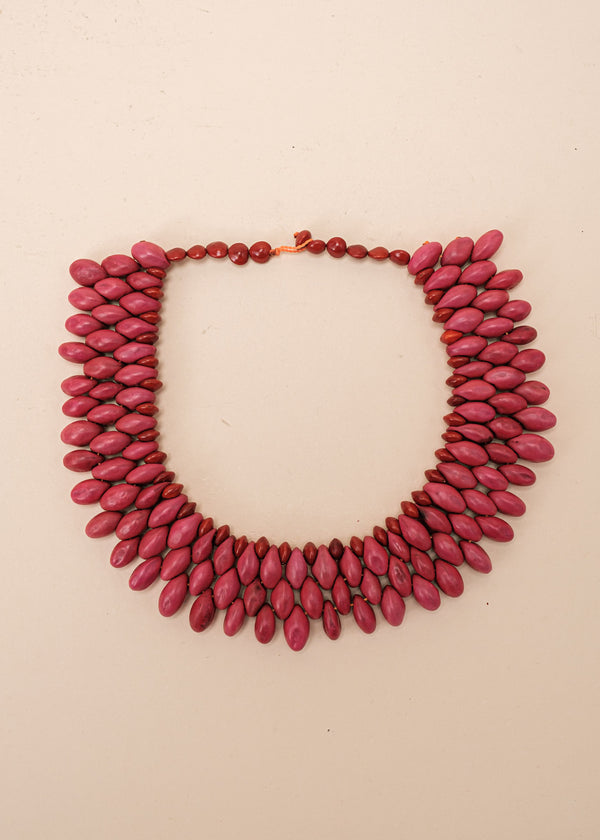 Gargantilha indígena de sementes | Pataxó