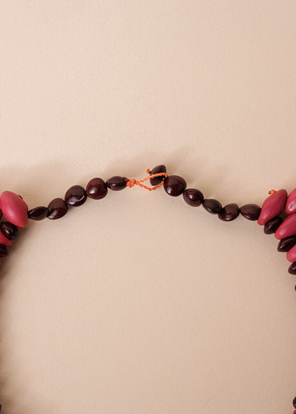 Gargantilha indígena de sementes | Pataxó