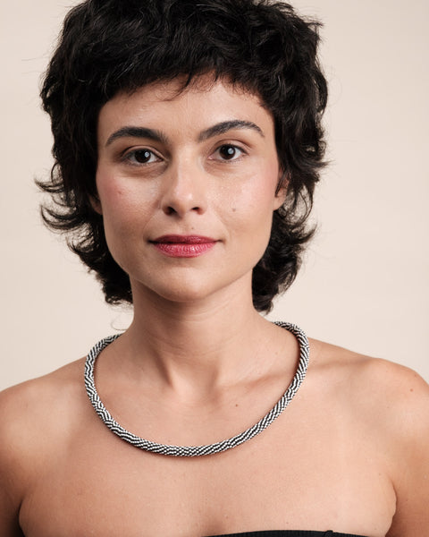 Colar coral indígena | Kayapó