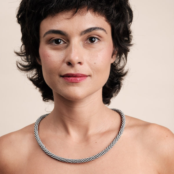 Colar coral indígena | Kayapó