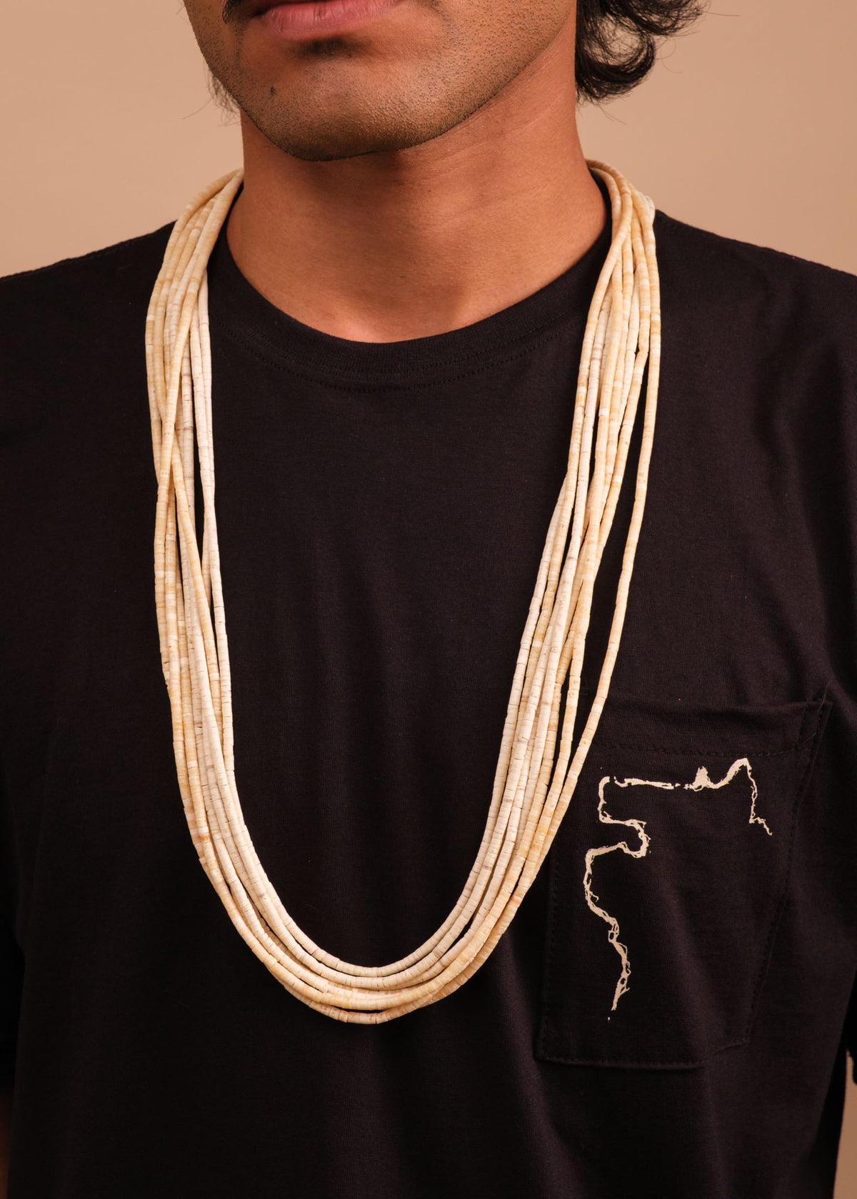 Colar indígena de oito voltas | Suruí