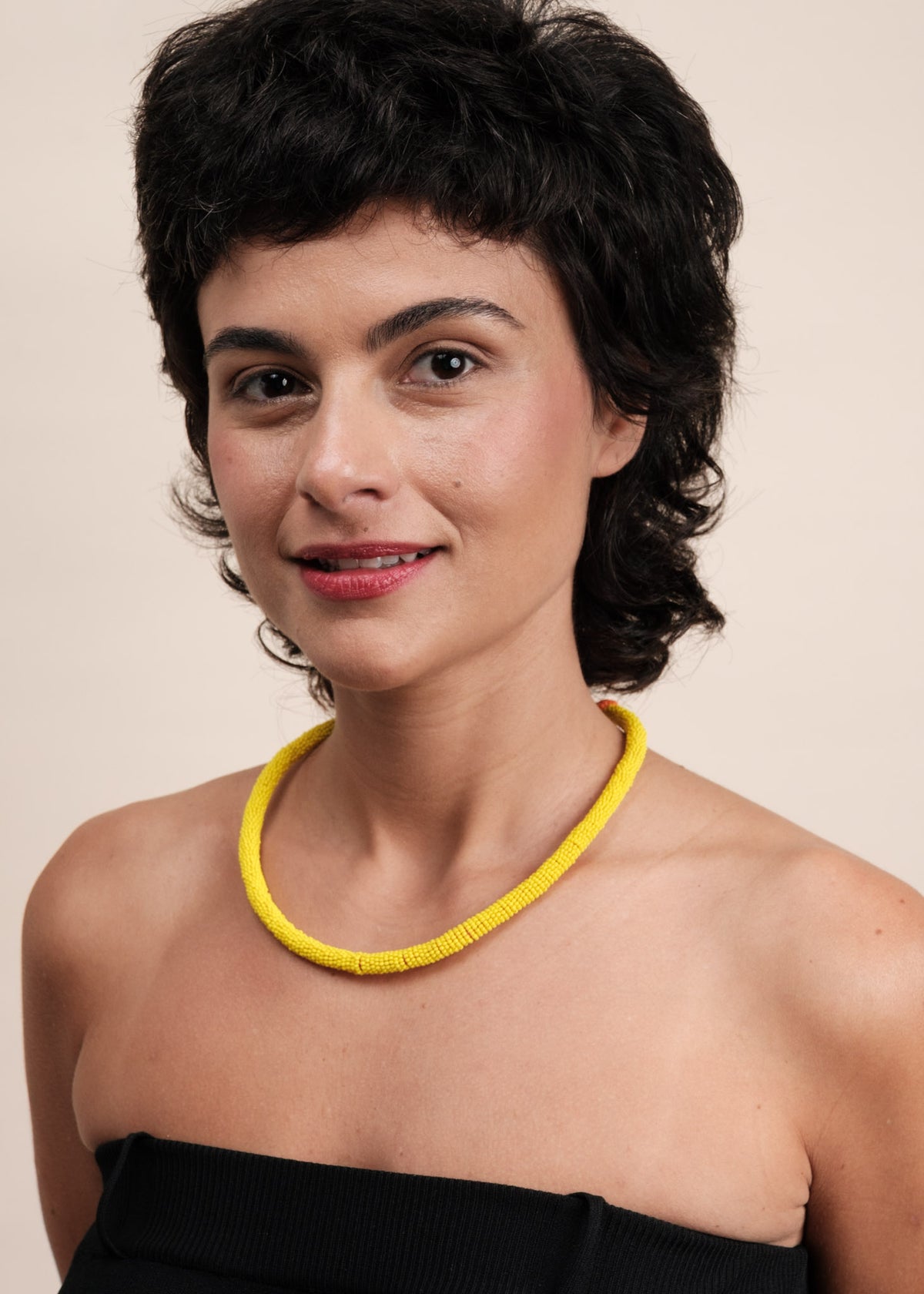 Colar coral indígena | Kayapó