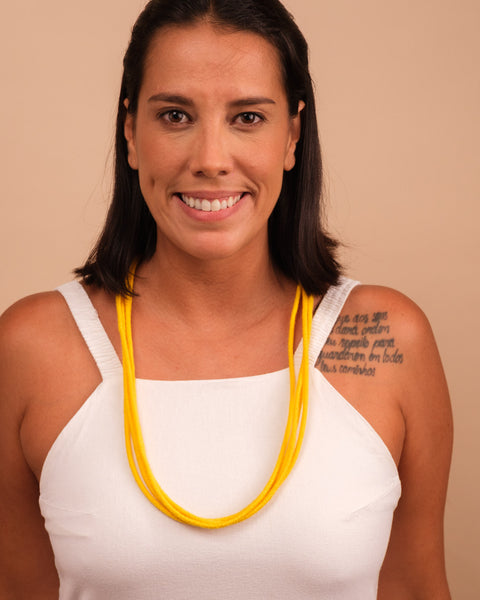 Colar indígena Agoyab cinco voltas | Suruí