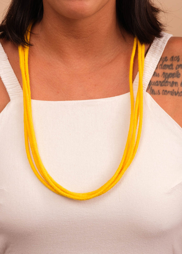 Colar indígena Agoyab cinco voltas | Suruí