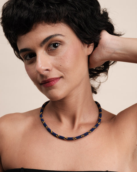 Colar coral indígena | Kayapó