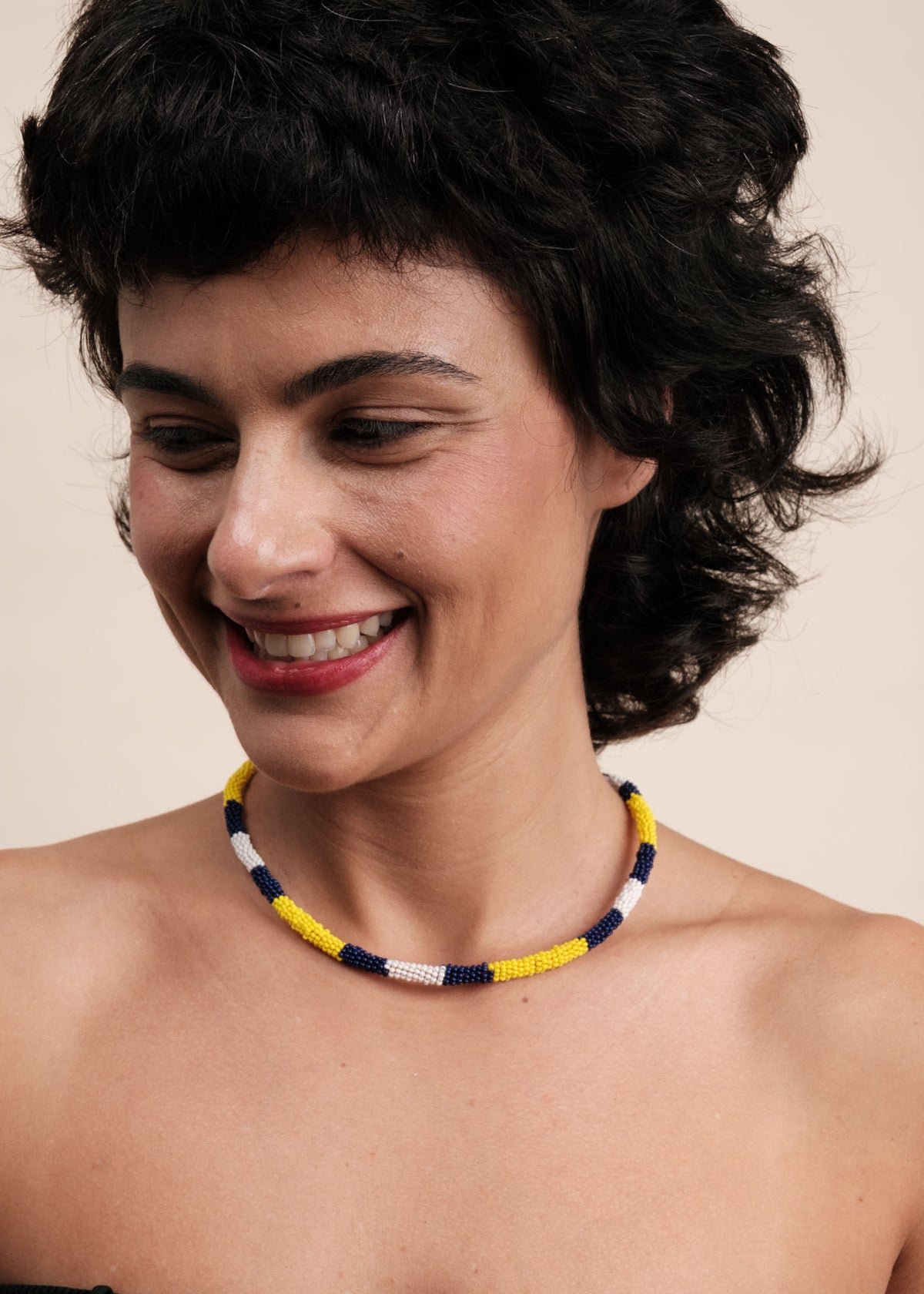 Colar coral indígena | Kayapó