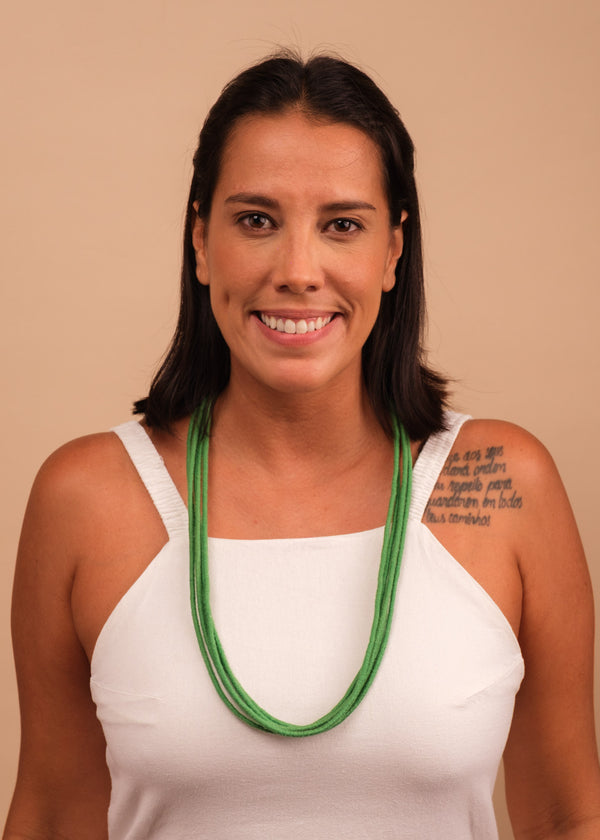 Colar indígena agoyab três voltas | Suruí