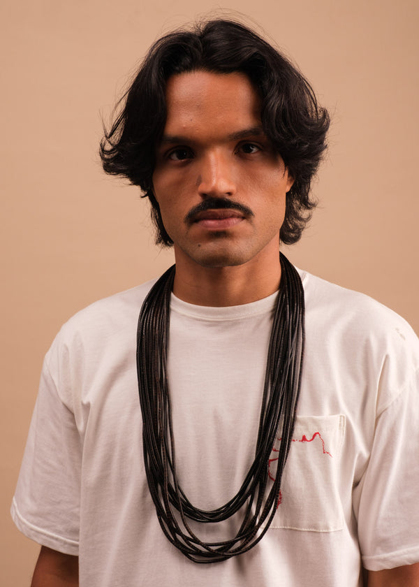 Colar indígena três voltas de Tucum | Suruí