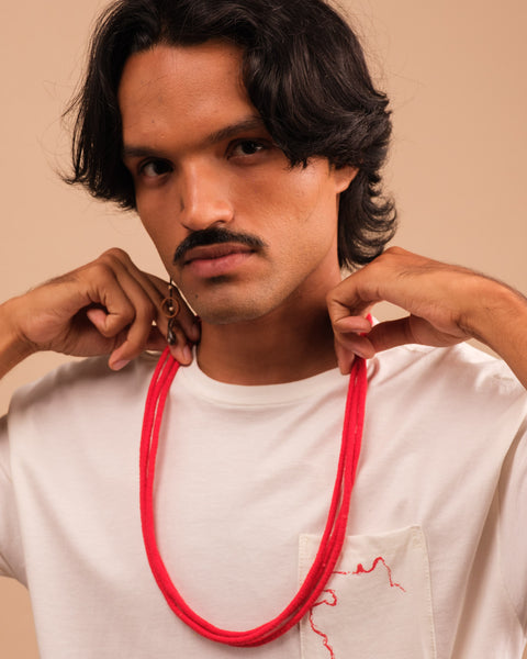 Colar indígena Agoyab três voltas | Suruí