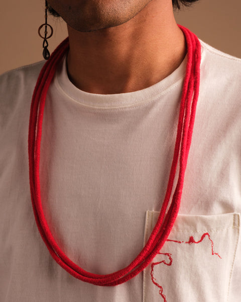 Colar indígena Agoyab três voltas | Suruí