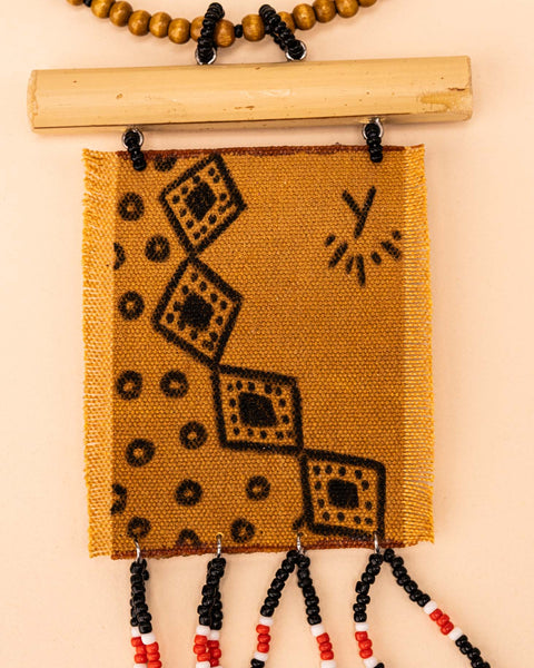 Colar de Lona e Miçangas | TWINS, As Cariocas