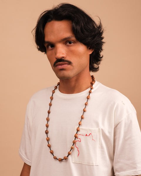 Colar indígena de Tucum e Sementes | Suruí