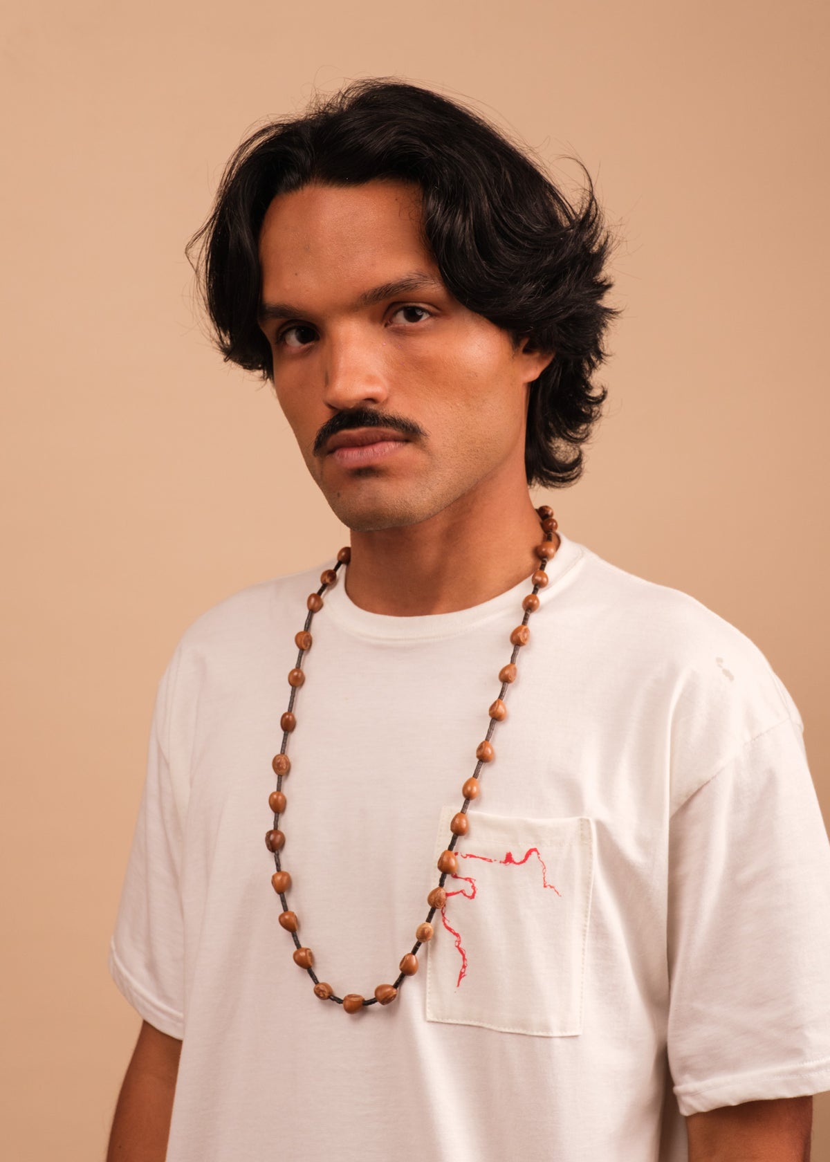 Colar indígena de Tucum e Sementes | Suruí