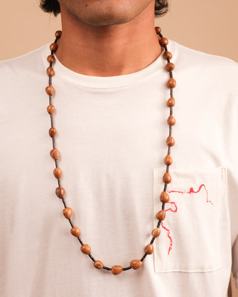 Colar indígena de Tucum e Sementes | Suruí