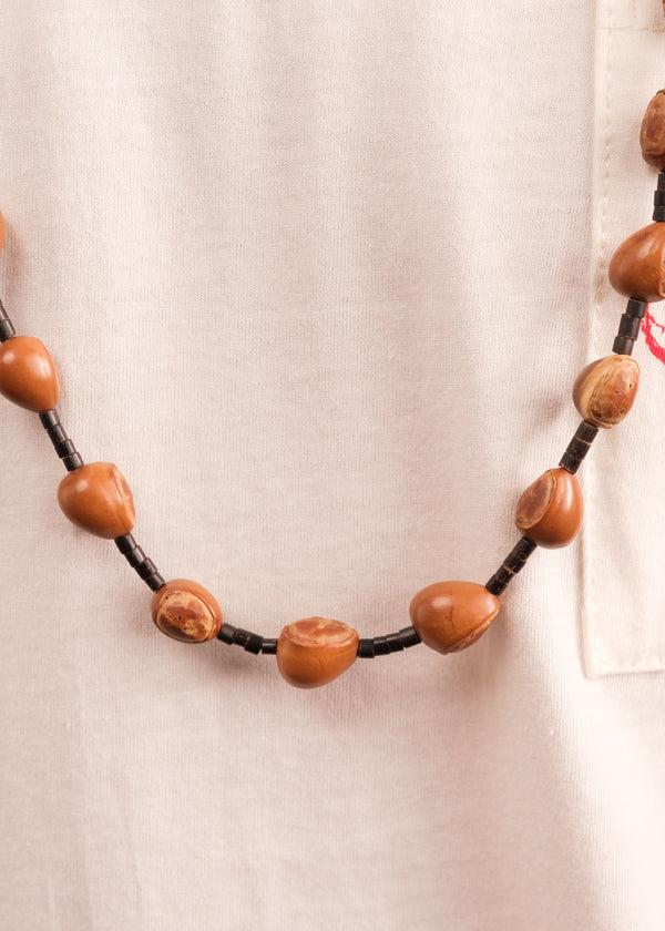 Colar indígena de Tucum e Sementes | Suruí