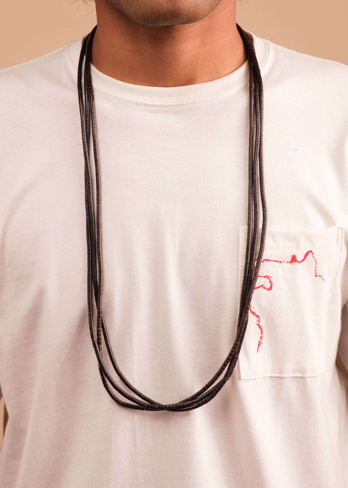 Colar indígena três voltas de Tucum | Suruí